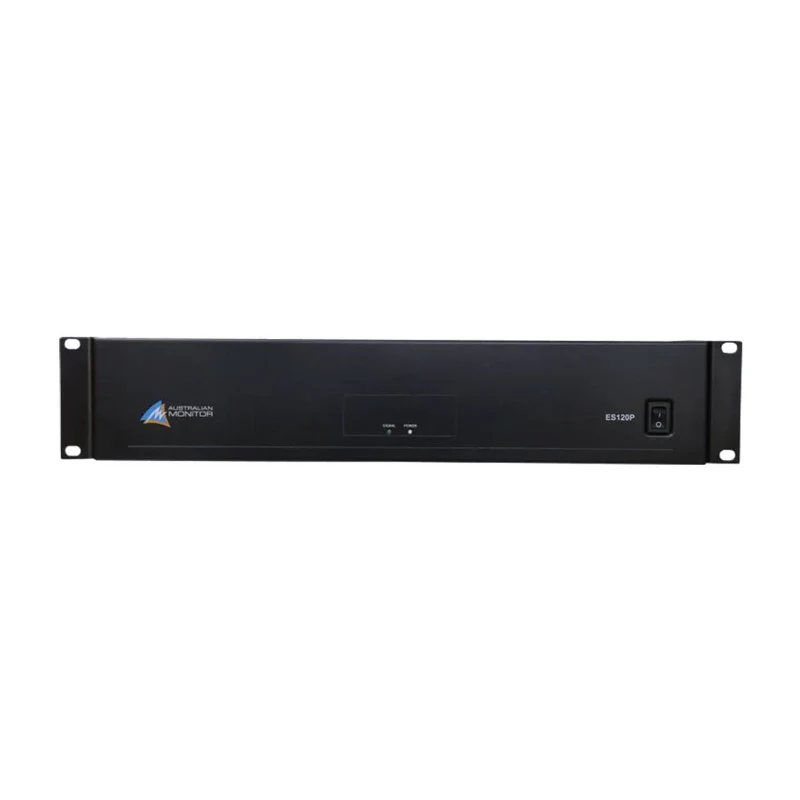 Australian Monitor ES120P Amp 120 watts 100 volt line or low impedance 2 RU