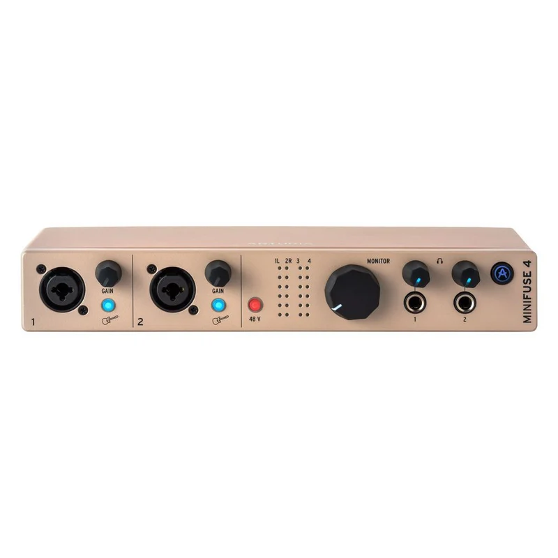 Arturia MiniFuse 4 4 In/4 Out USB 2 Interface (Champange)