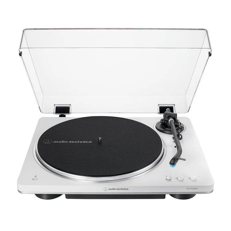 Audio Technica LP70X BT Fully Automatic Turntable w/ Bluetooth (White/Silver)