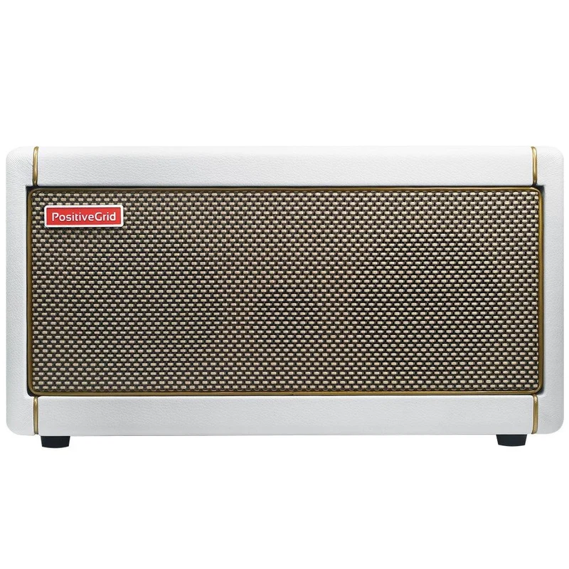 Positive Grid Spark 40 Watt Smart Guitar Amp and Bluetooth Speaker (Pearl)