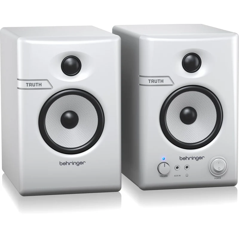 Behringer TRUTH 3.5" BT Studio Monitors w/ Bluetooth Connectivity (White)