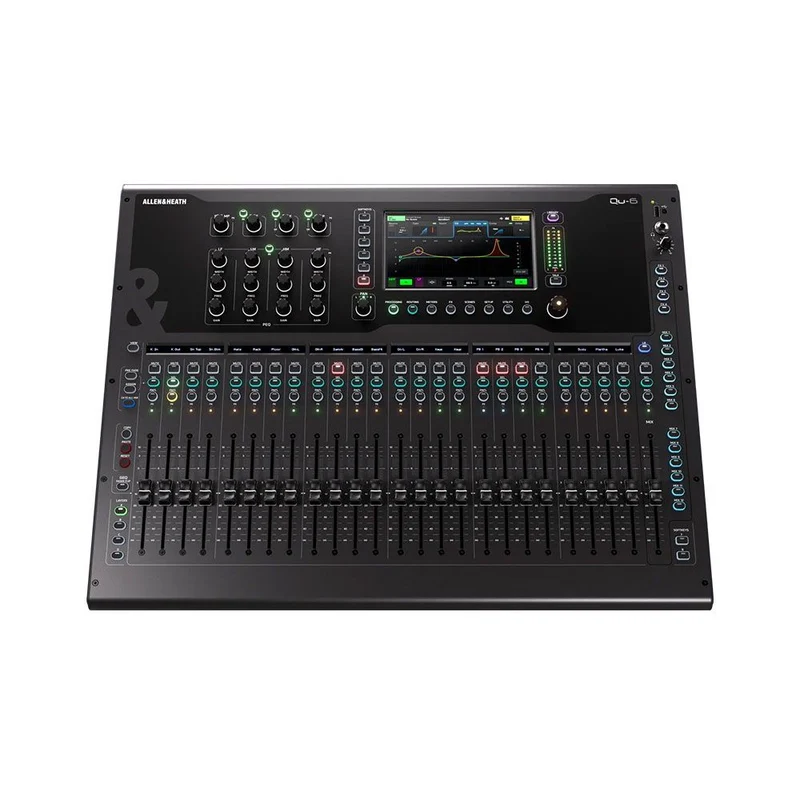 Allen & Heath Qu-6 Compact 38 In 24 Out 96K Digital Mixer w/ 25 Faders