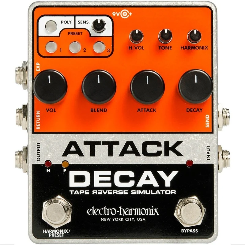 Electro Harmonix Attack Decay Tape Reverse Simulator