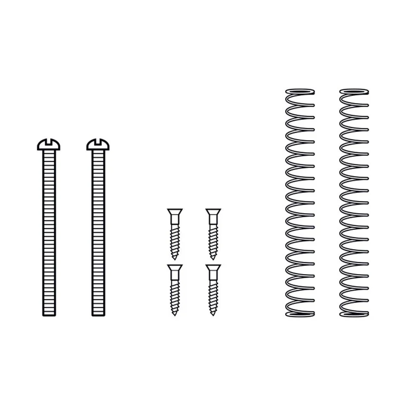 DiMarzio GH1200 Humbucking Mounting Hardware Kit Neck Position (Chrome)