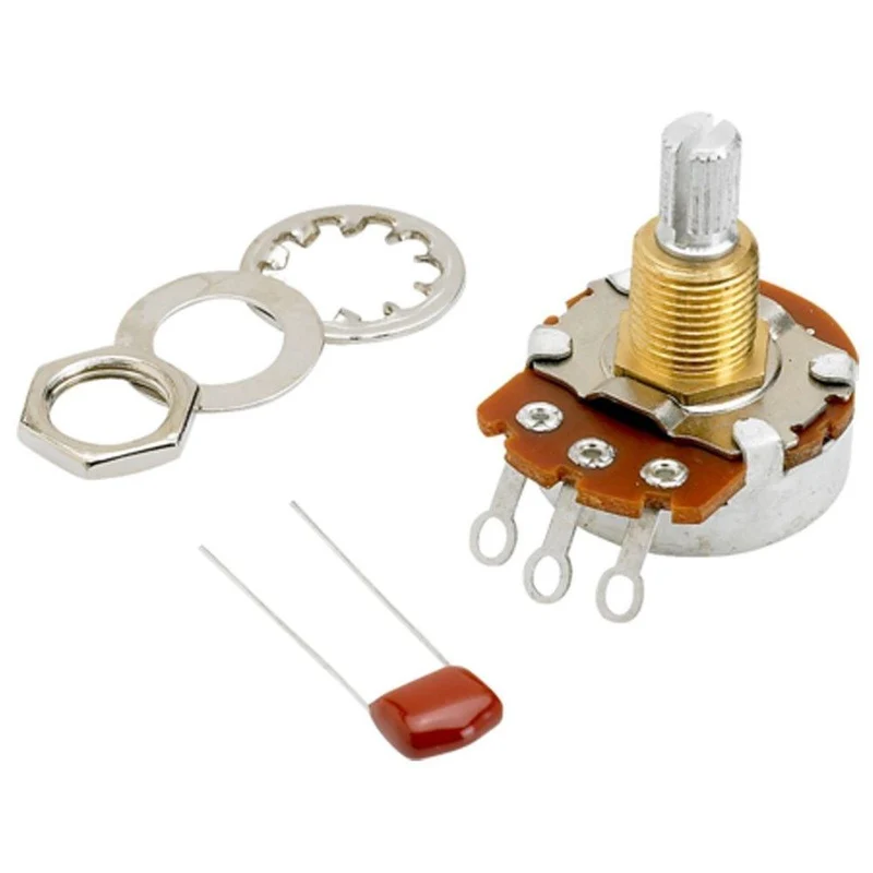 Fender Split Shaft Potentiometer Volume or Tone Kit (500K)