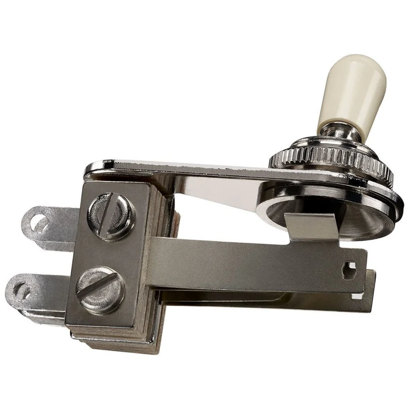 DiMarzio EP1100 Switchcraft 3-Way Toggle Switch - Right Angle (Cream Knob)