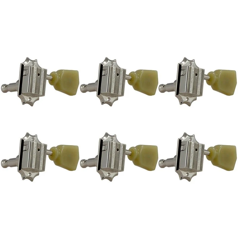 Grover 135N Vintage Tuning Keys w/ 14:1 Gear Ratio (Nickel)