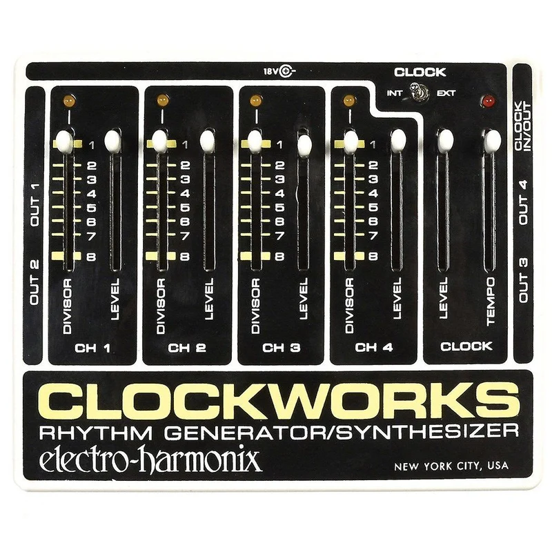 Electro Harmonix Clockworks Rhythm Generator / Synthesizer Pedal