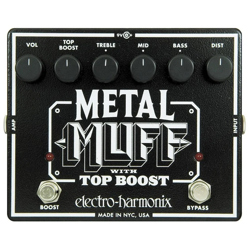 Electro Harmonix Metal Muff Distortion w/ Top Boost Pedal