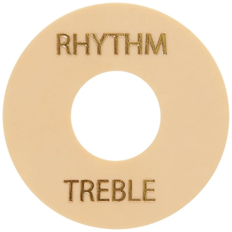 Gibson Toggle Switch Washer (Creme w/ Gold Letters)