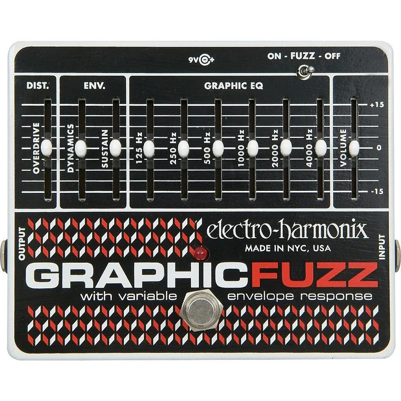 Electro Harmonix Graphic Fuzz EQ / Distortion / Sustainer Pedal