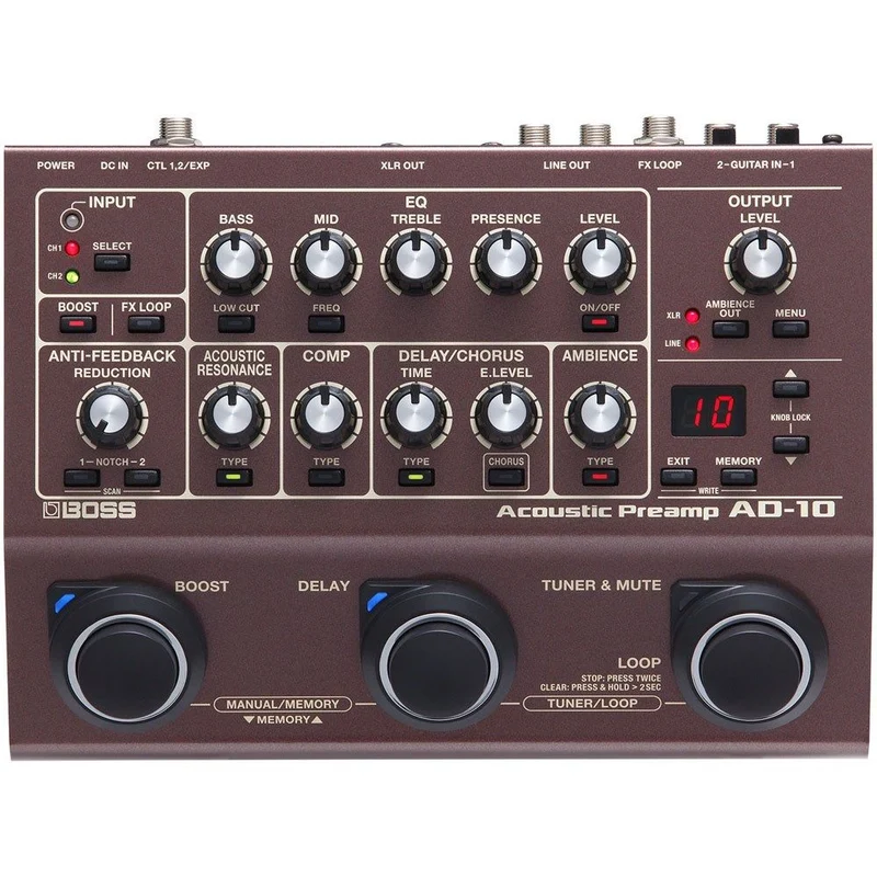 Boss AD10 Acoustic Preamp Pedal