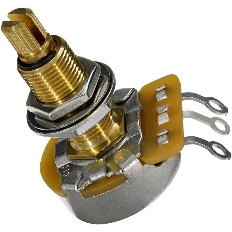 DiMarzio EP1201L Custom Taper Split Shaft Potentiometer Long Shaft (500K)