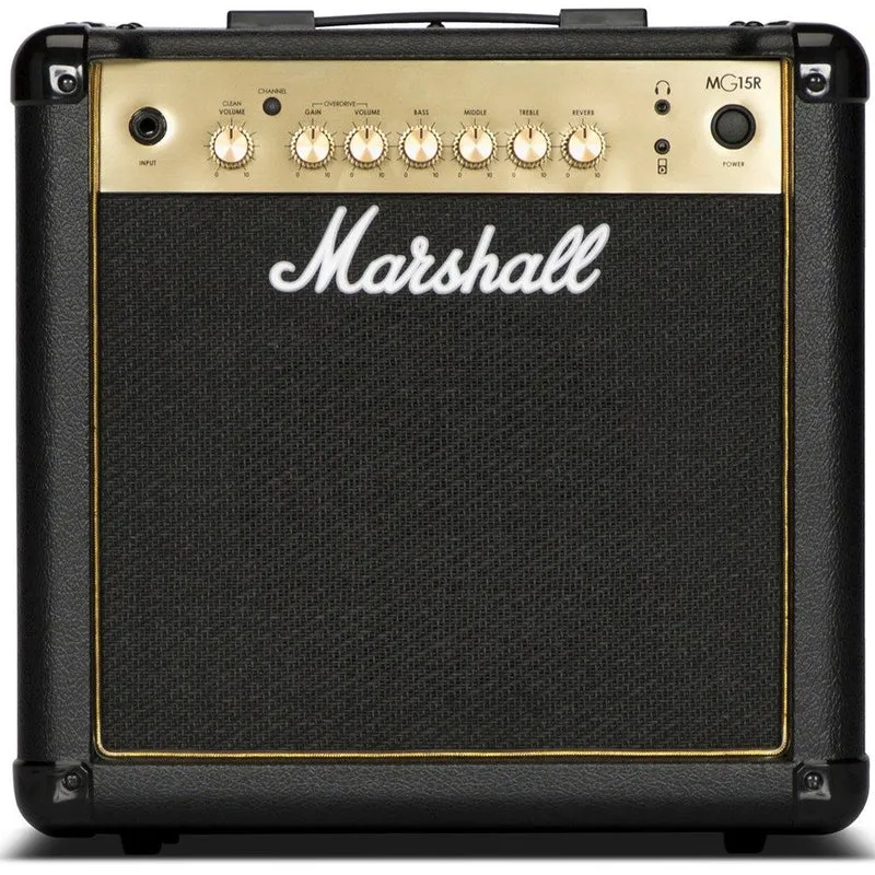 Marshall MG15R MG Gold 1x8" Solid State Guitar Amp Combo w/ Reverb 15w