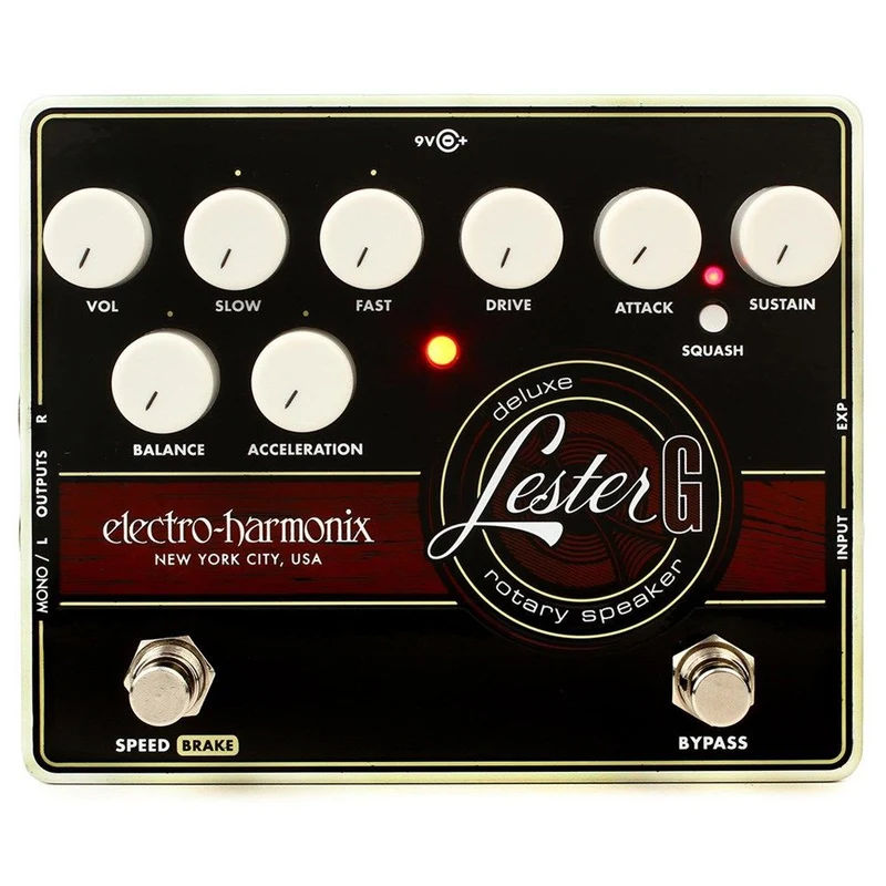 Electro Harmonix Lester G Deluxe Rotary Speaker Pedal for Guitar