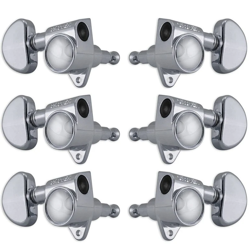 Grover 102C Original Rotomatic Tuning Keys w/ 14:1 Gear Ratio (6) (Chrome)