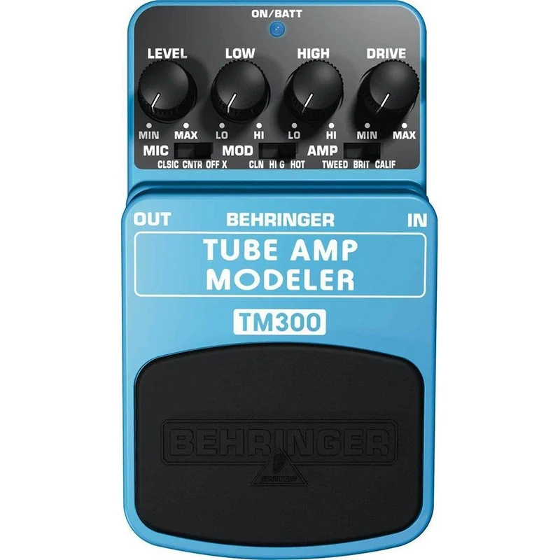 Behringer TM300 Ultimate Tube Amp Modeling Effects Pedal