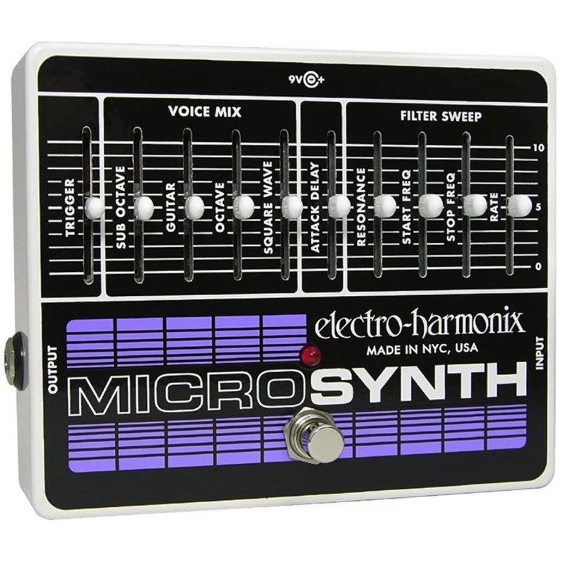 Electro Harmonix Micro Synthesizer Analog Guitar Microsynth Pedal