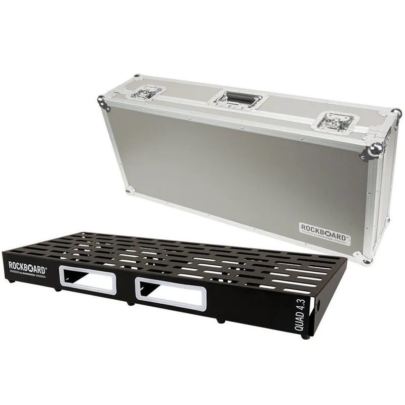 RockBoard QUAD 4.3 Pedalboard w/ Flight Case