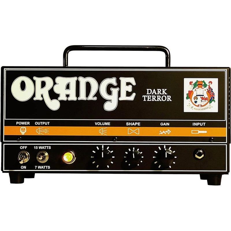 Orange Dark Terror Portable All Valve Guitar Amp Head w/ More Gain (15 or 7 Watts)