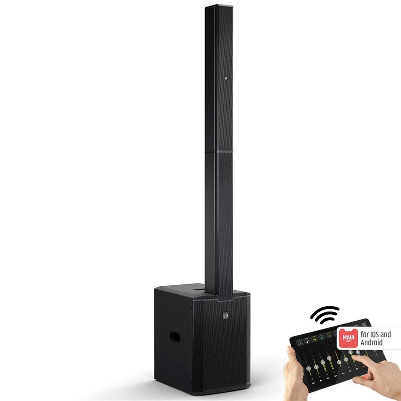 LD Systems MAUI 28 G3 Mix 2060w Column PA w/ Digital Mixer (Black)