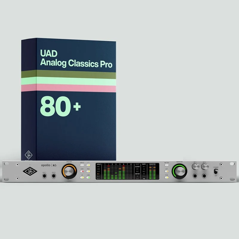 Universal Audio Apollo X6 Gen 2 TB3 Audio Interface w/ Analog Classics Pro Bundle
