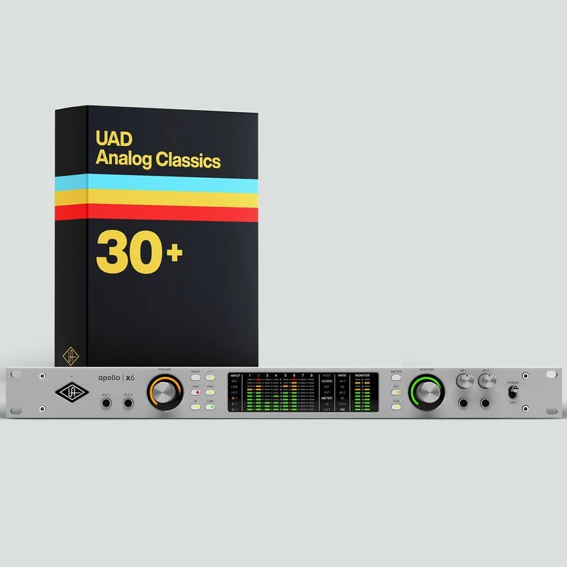 Universal Audio Apollo X6 Gen 2 TB3 Audio Interface w/ Analog Classics Bundle