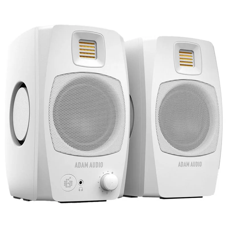 ADAM Audio D3V 2-Way 3.5" Active Desktop Monitor System (PAIR) (White)