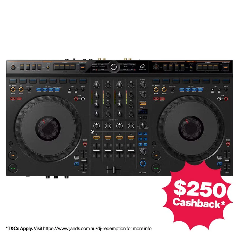 AlphaTheta DDJ-GRV6 4 Channel DJ Controller