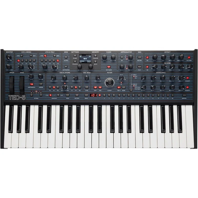 Oberheim TEO-5 5-Voice VCO/VCF Based Polysynth