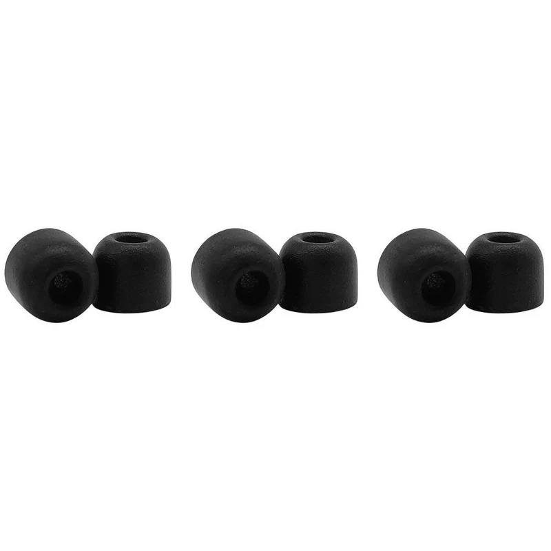Shure EACYF1-6L Large Comply Series Black Foam Sleeves (3 Pair)