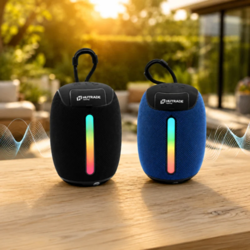 Cassa Bluetooth 5.3 Portatile 5W RMS con LED RGB TWS e Radio FM