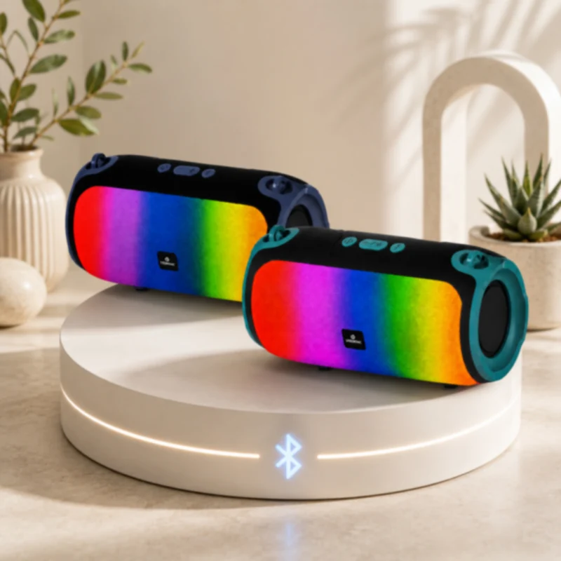 Cassa Bluetooth Portatile 30W RMS LED RGB TWS Radio FM TF/SD USB