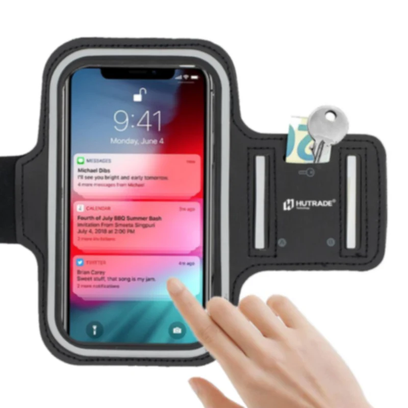 Fascia da Braccio Sportiva per Smartphone 5,5" 6,5" Regolabile