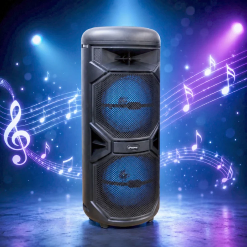 Cassa Bluetooth 70 Watt TWS ingresso USB TF/SD AUX radio FM luci RGB