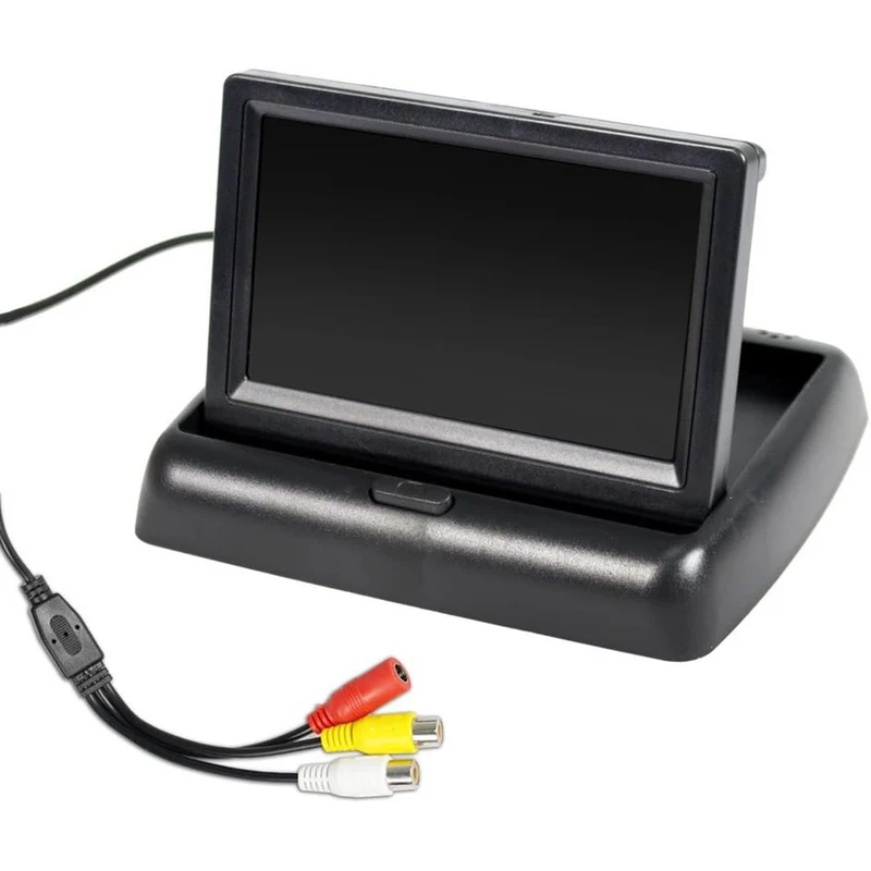 Monitor auto 4,3" a colori per telecamera retromarcia a scomparsa
