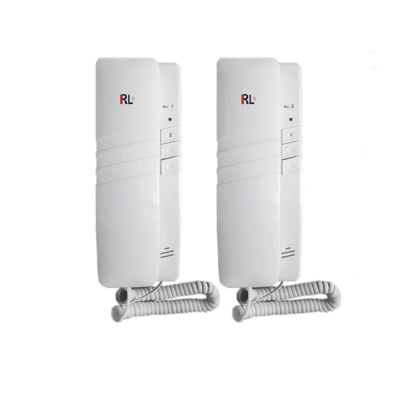 Interfono a parete wireless con cornetta 2 unità interne