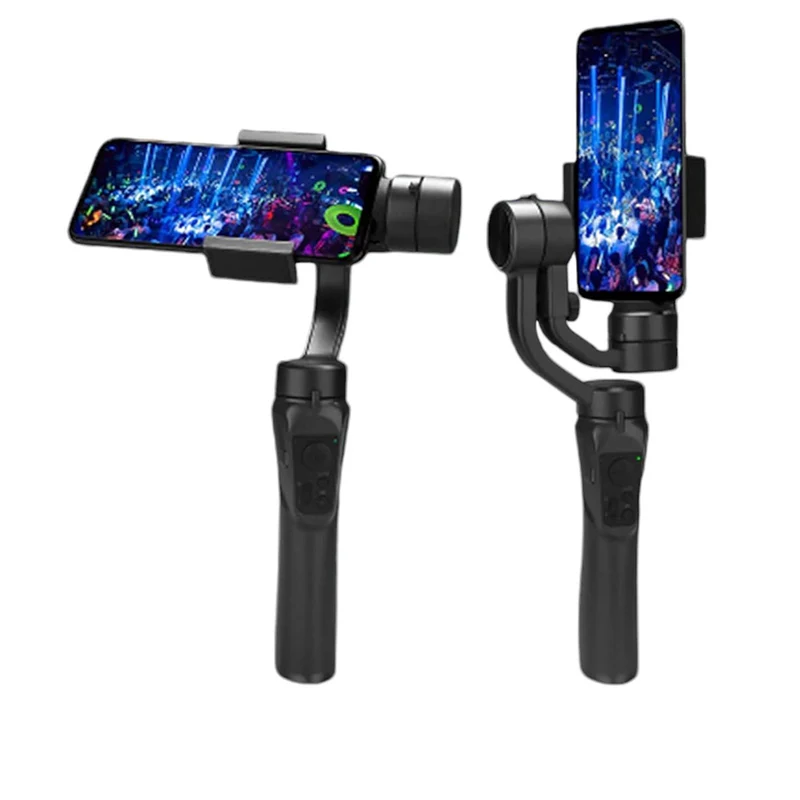 Stabilizzatore gimbal smarphone 3 assi con app ruota a 360° con zoom
