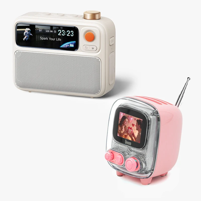 Divoom Tiivoo-2 + FlowToo Summer Audio Display Bundle
