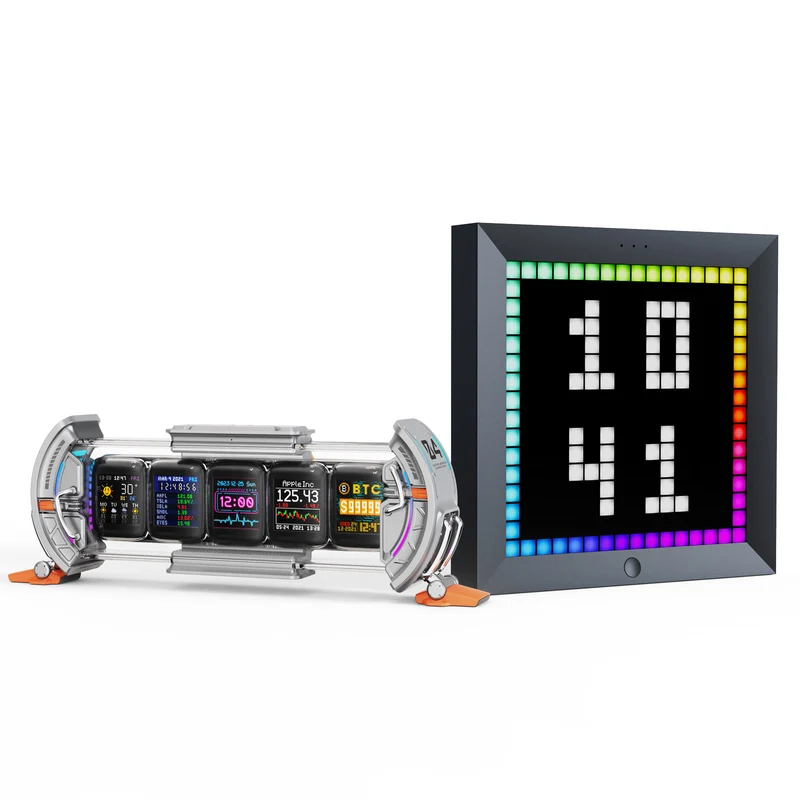 Divoom Times Gate & Pixoo Smart Pixel Display Bundle