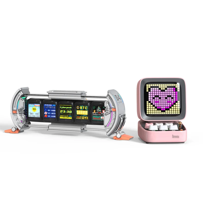 Divoom Times Gate & Ditoo Pro Smart Pixel Display Speaker Bundle