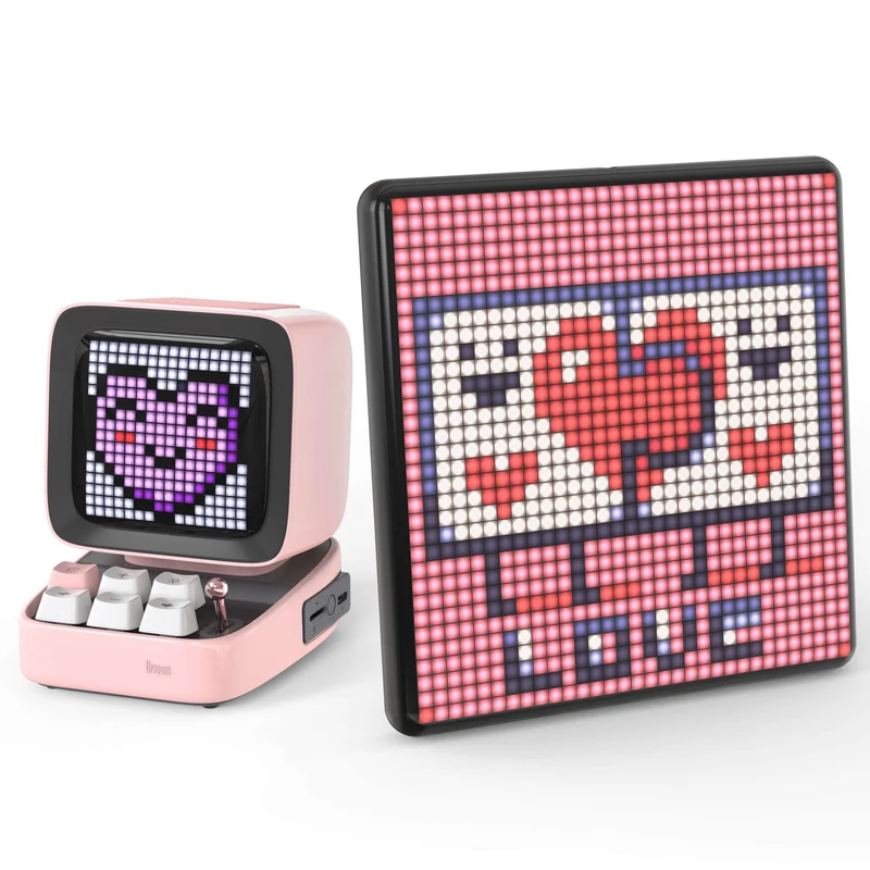 Divoom Pixoo-Max & Ditoo Pro Pixel Display Bluetooth Speaker Bundle