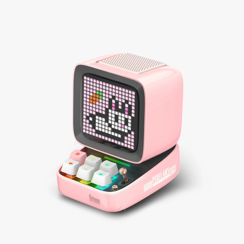 Divoom Ditoo-Pro Retro Pixel Art Bluetooth Speaker with DIY LED Display