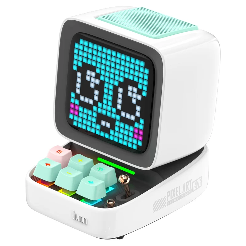 Divoom Ditoo-Pro Retro Pixel Art Bluetooth Speaker with DIY LED Display