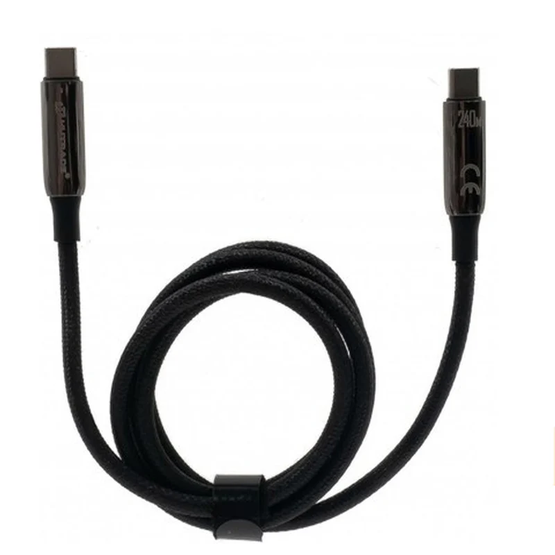 Cavo dati e di ricarica da Usb-C a Usb-C 1 e 2 metri 240 Watt