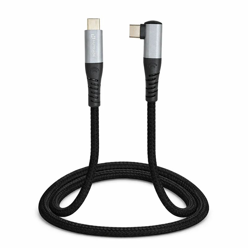Cavo dati e di ricarica Usb-C con connettore curvo a 90° 1MT 240W