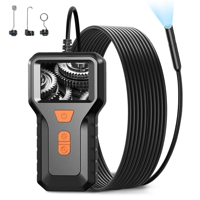 Telecamera endoscopica con dysplay 2” 5 metri 8 led zoom 2X HD 1080P