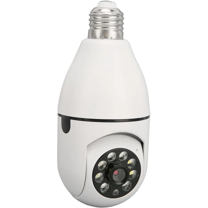 Telecamera IP led lampadina E27 WI-FI 2.4 Ghz lente 360° con App