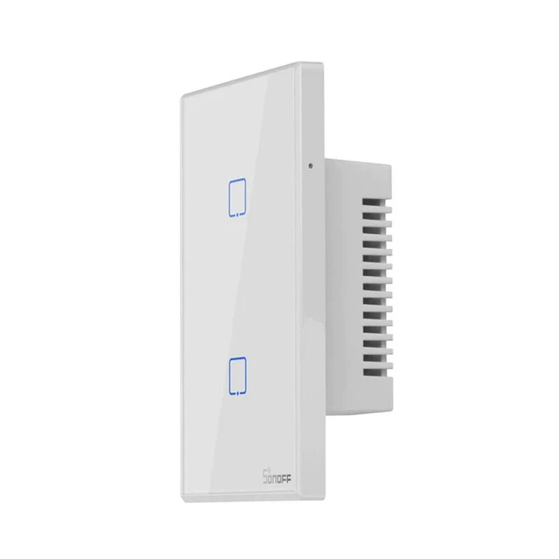 Interruttore smart 2 canale wireless WiFi touch e controllo remoto