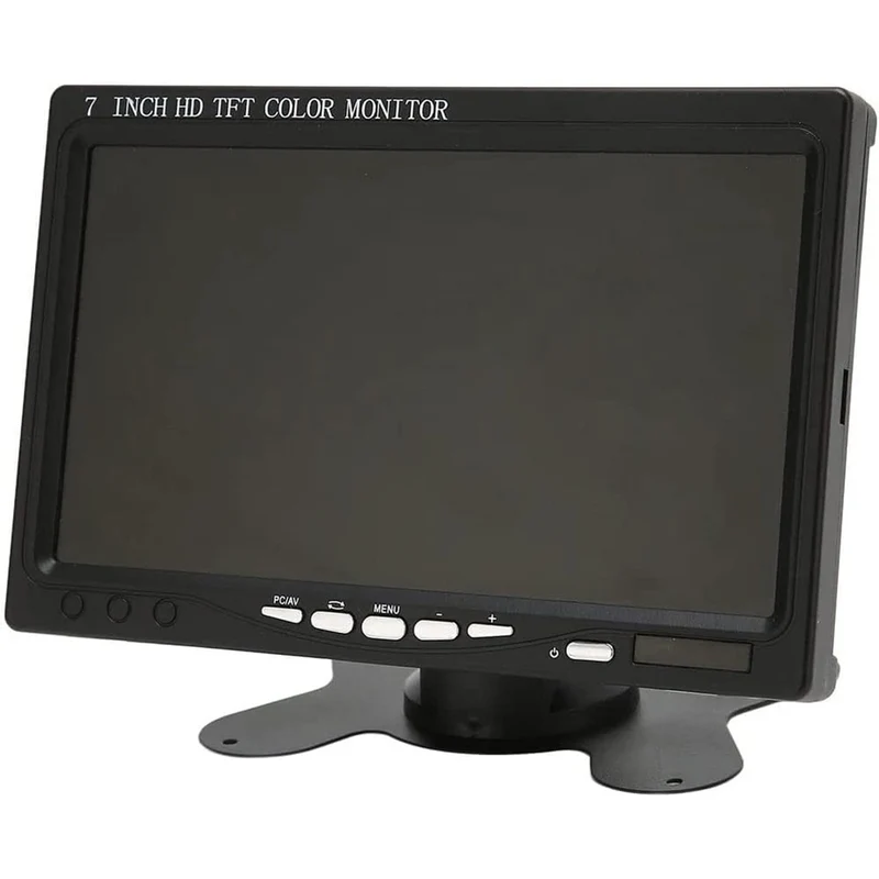 Monitor lcd 7" 2 ingressi video HDMI e VGA poggiatesta retromarcia